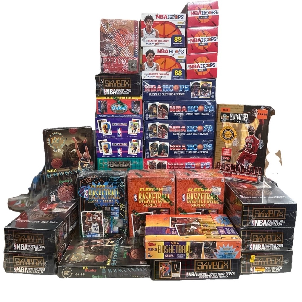 LOT OF UNOPENED NBA Basketball PACKS UNOPENED BASKETBALL 60 CARDS